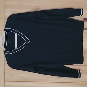 Silk/cotton V neck. NWOT